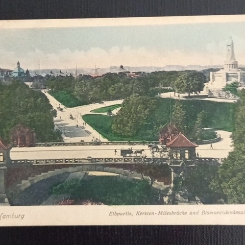 Hamburg Elbpartie Kersten Milesbrücke Und Bismarckdenkmal 0123 Ga E