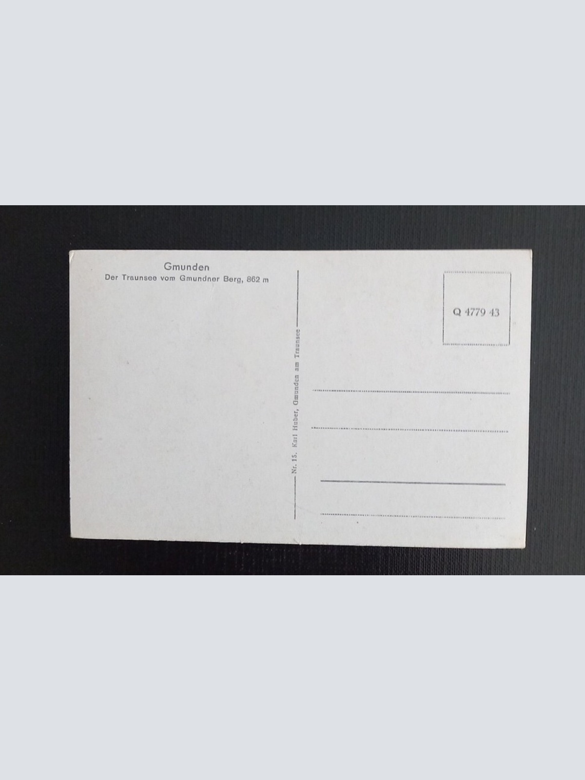 Gmunden Mit Traunsee 650266 Ga E