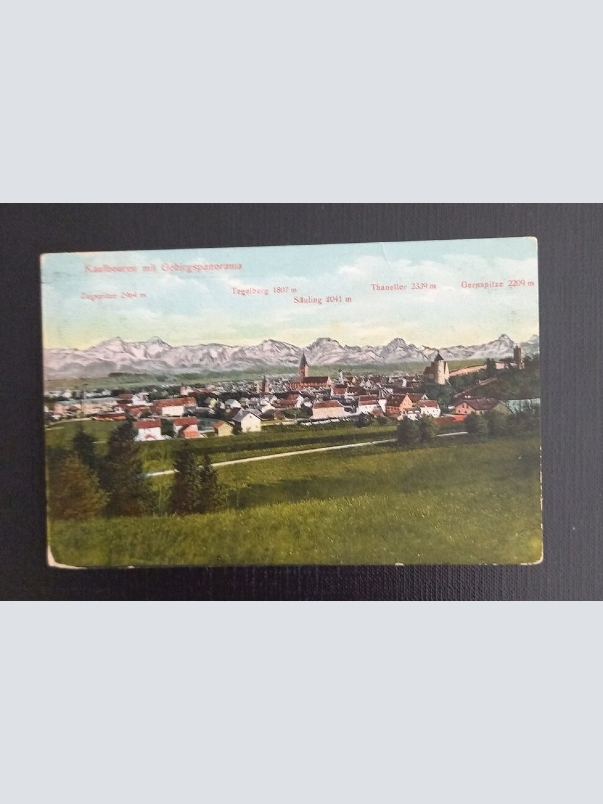 Kaufbeuren Mit Gebirgs Panorama 650256 Ga E