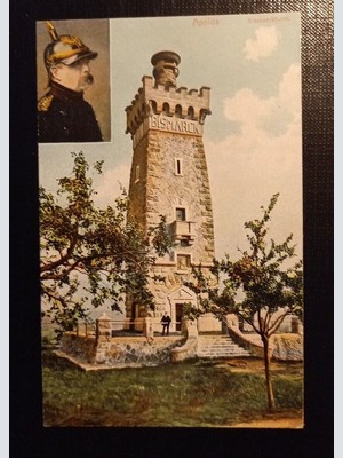 Ansichtskarte Thüringen Apolda Bismarckturm 081 Ga E