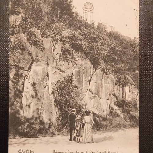 Görlitz Bismarcksäule Aud der Landskrone 101 Ga E