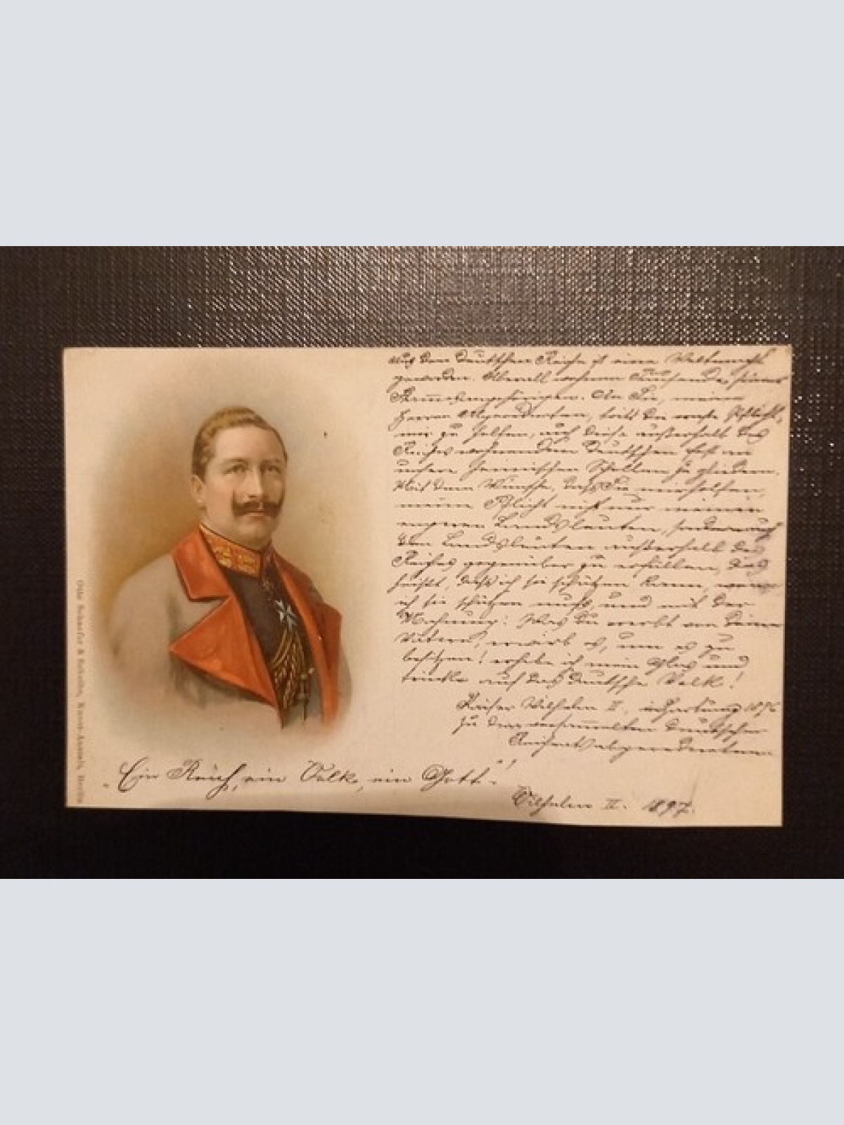 Litho Kaiser Wilhelm II 0131 Ga E