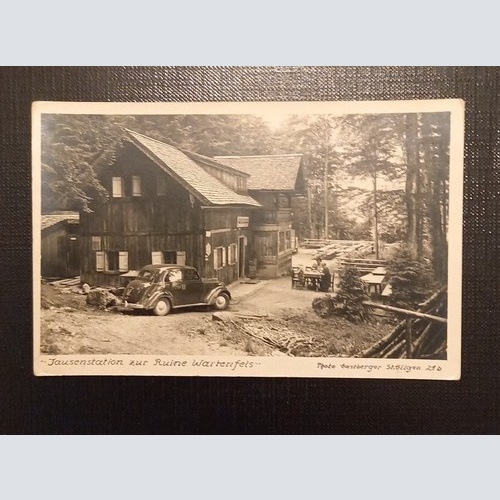 Jausenstation Zur Ruine Wartenfels Oldtimer Auto 0128 Ga E
