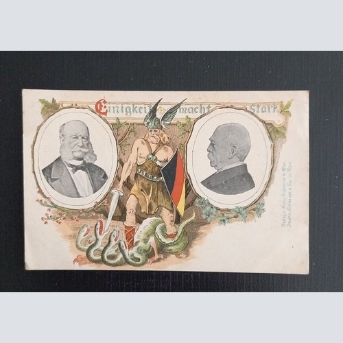 Einigkeit Macht Stark Deutsche Flagge Schwert Schlangen 0134 Ga E