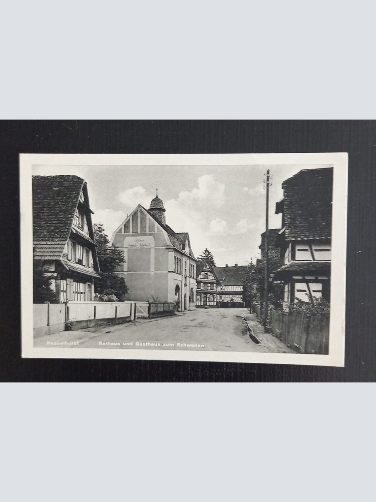 Hesselhurst Rathaus U.Gasthaus Zum Schwanen 650108 Ga E