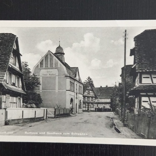 Hesselhurst Rathaus U.Gasthaus Zum Schwanen 650108 Ga E