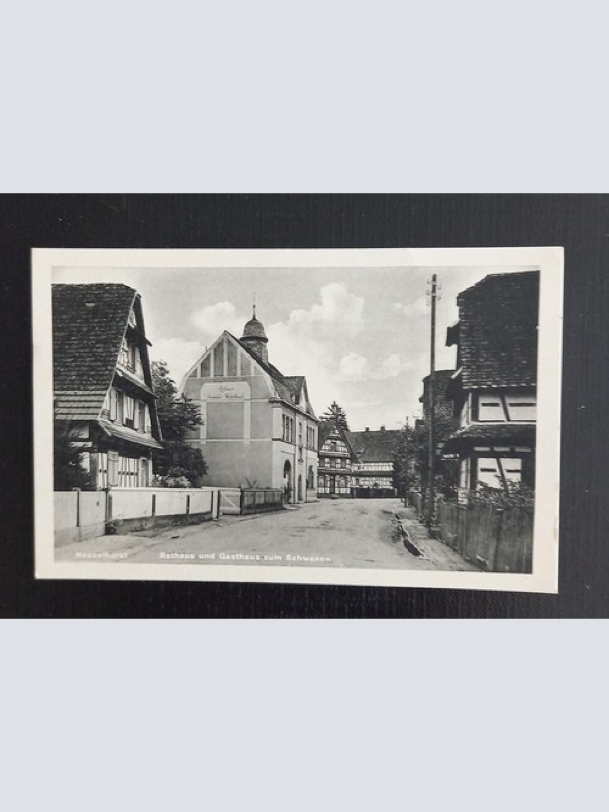 Hesselhurst Rathaus U.Gasthaus Zum Schwanen 650108 Ga E