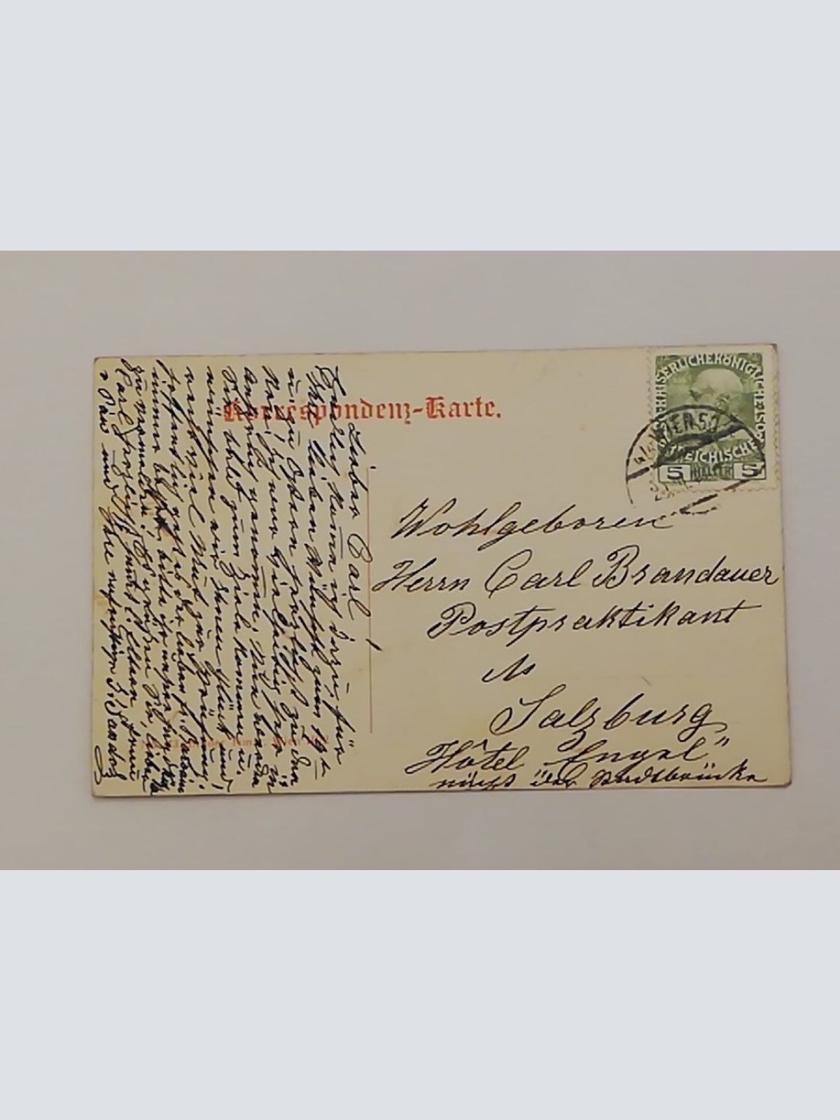 Wien I Franz Josef Quai Auto Wagen Pferde Tramway Schienen Vieh 600675A tl