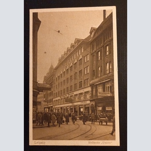 Leipzig Meßhaus Union 650109 Ga E