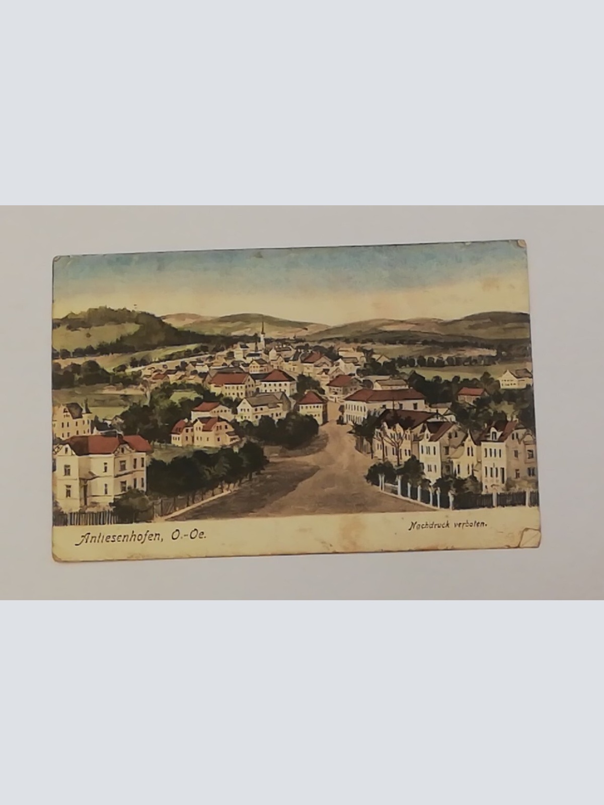 Oberösterreich Antiesenhofen Kirche Ortschaft Landschaft Hügel 600685A tl