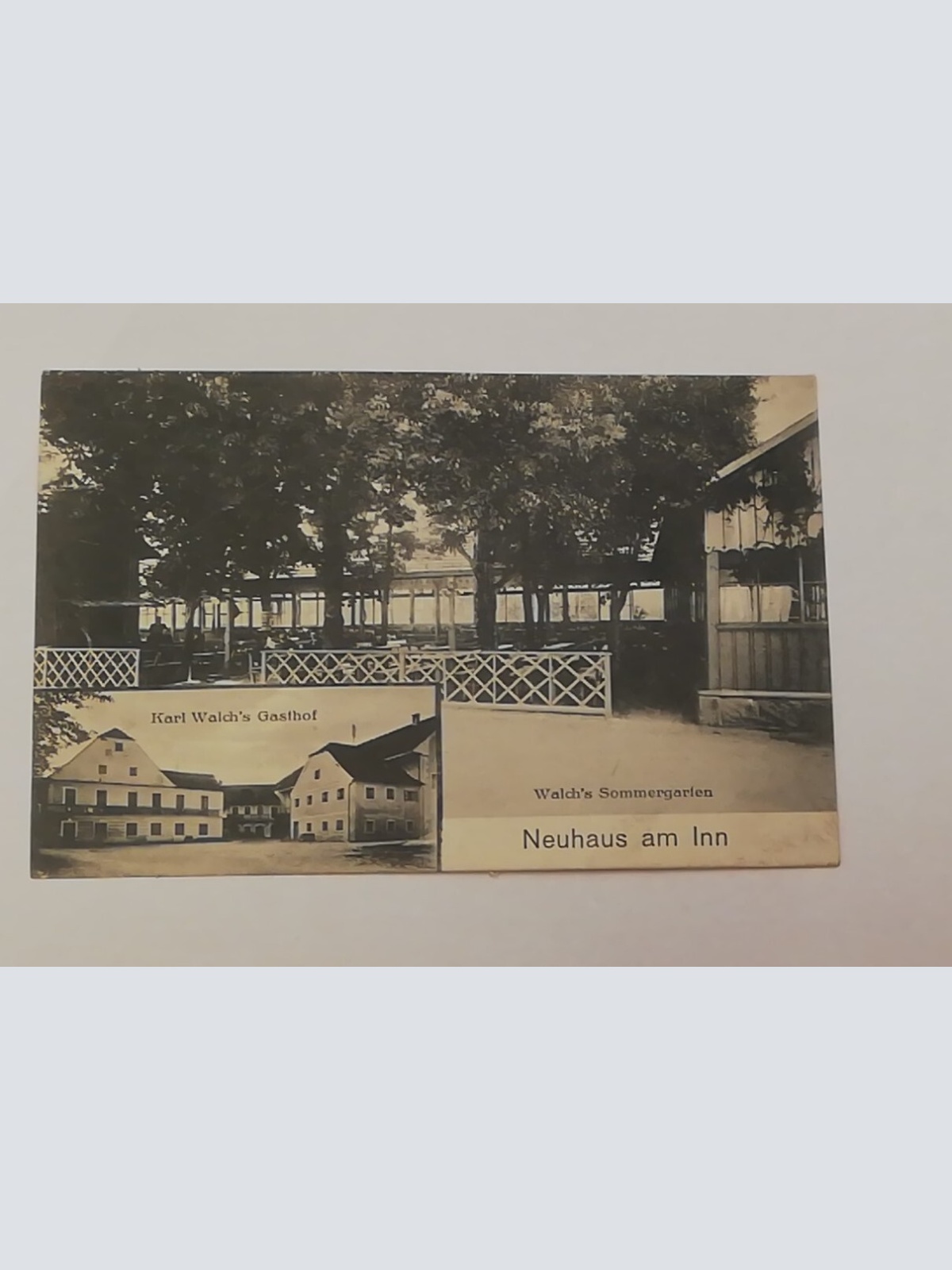 Oberösterreich Neuhaus Inn Hausruck Walchs Sommergarten Gasthof 600679A tl