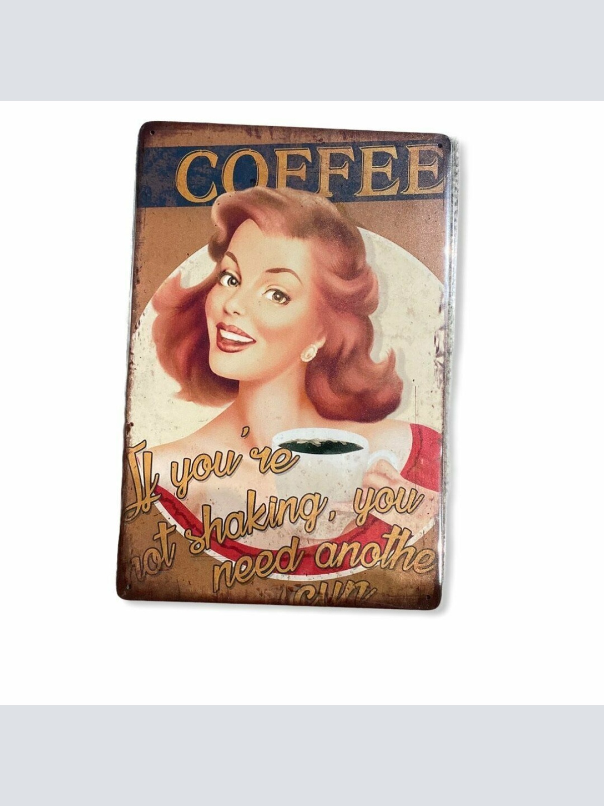 Nostalgie Vintage Schild Coffee Kaffee 30x20 16760