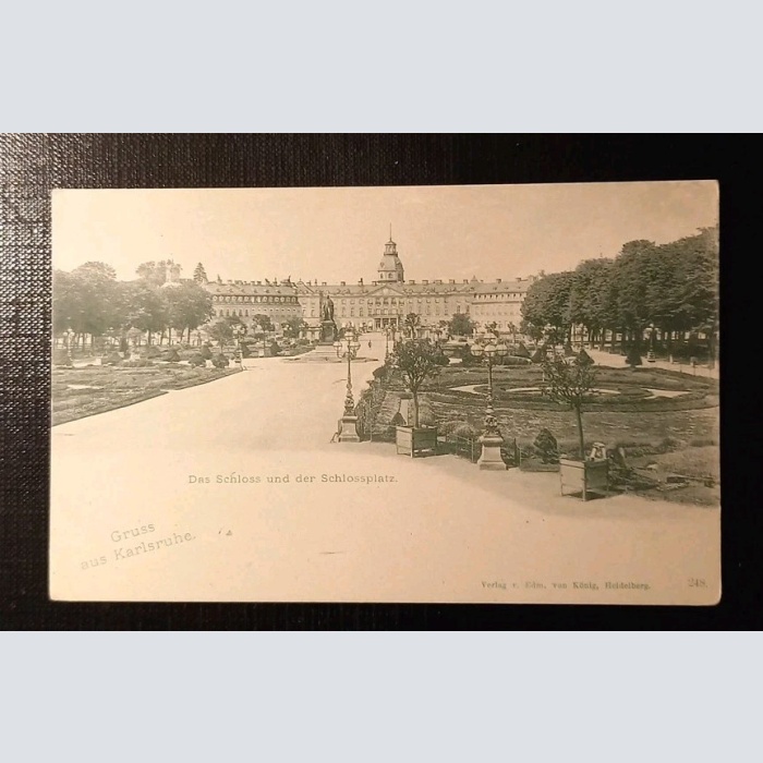 Karlsruhe Schloss Mit Schloßplatz 180221 H Gr