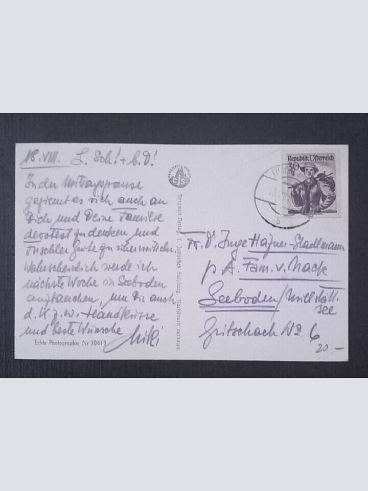 Salzburg Fuschl am See Salzkammergut 600734A gr