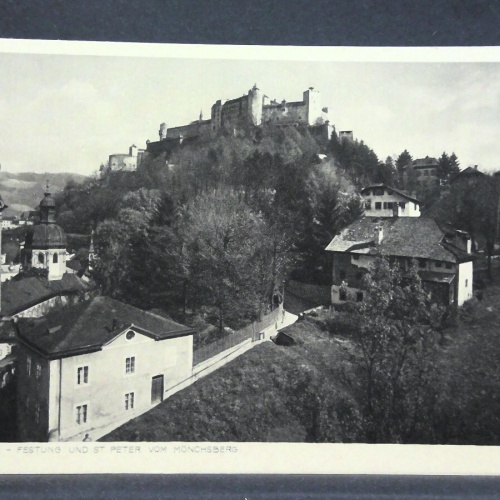 Salzburg Festung und St Peter vom Mönchsberg JW 2459