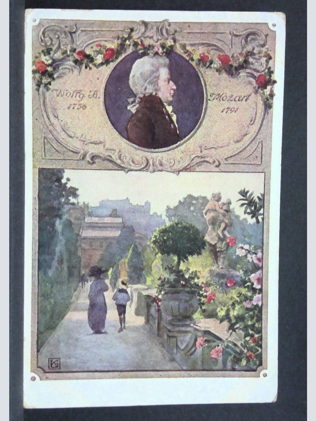 Wolfgang Mozart Porträt Zeichnung JW 165638