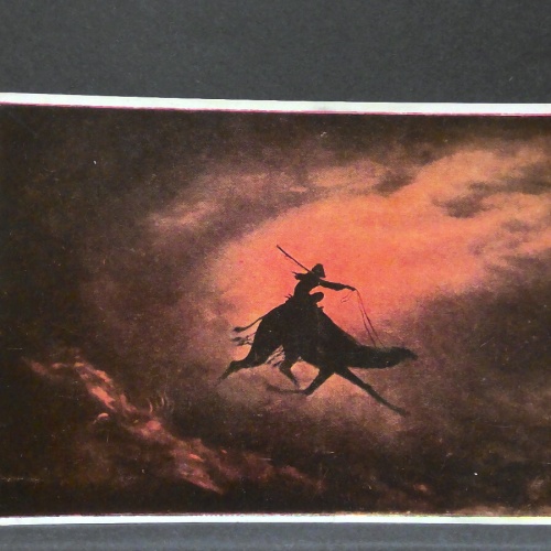 Künstlerkarte Salzburger Kunst Kamel "Das Verhängnis" JW 5586