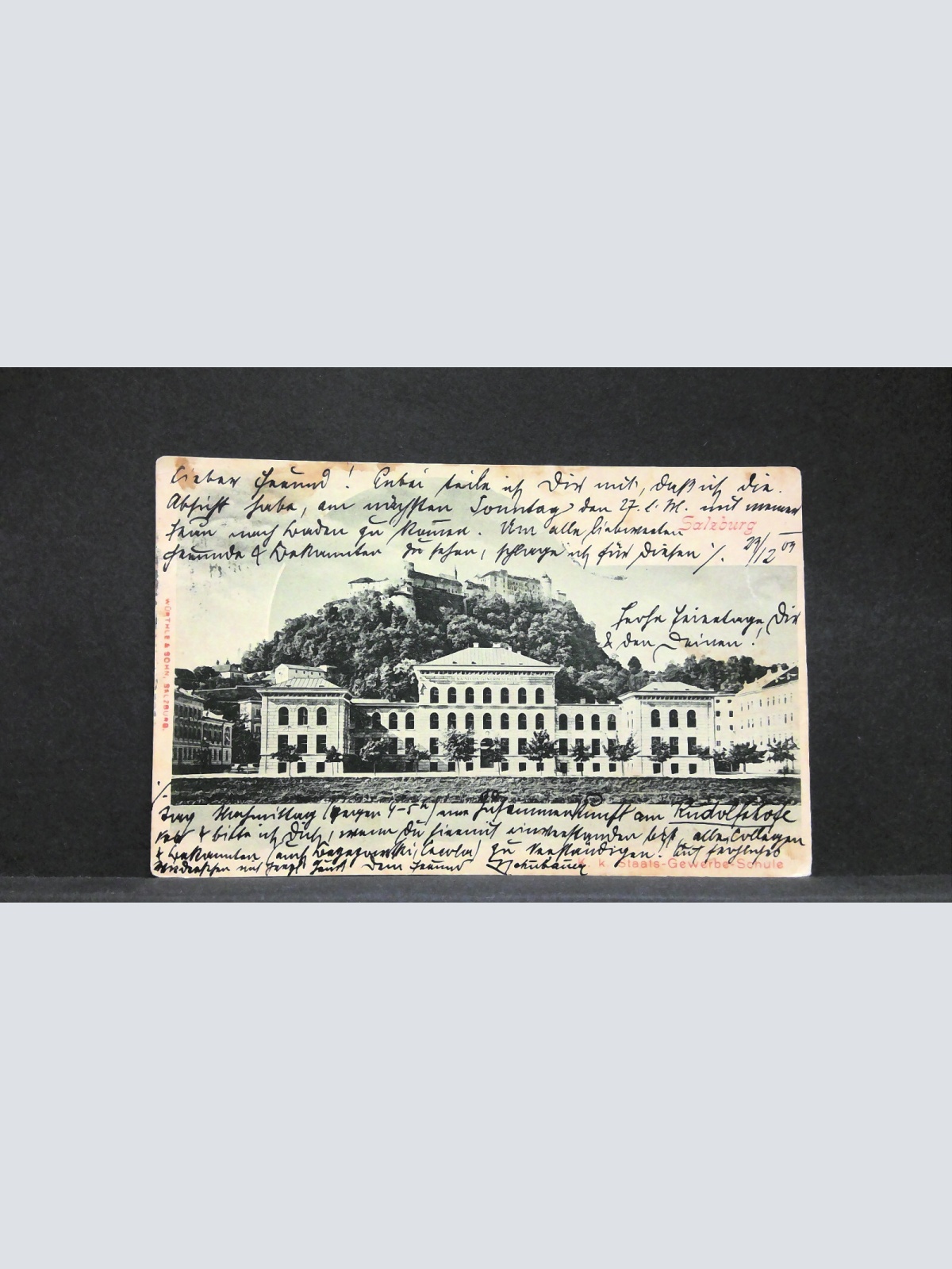 K&K Staats-Gewerbeschule Salzburg Festung Hohensalzburg JW 74301