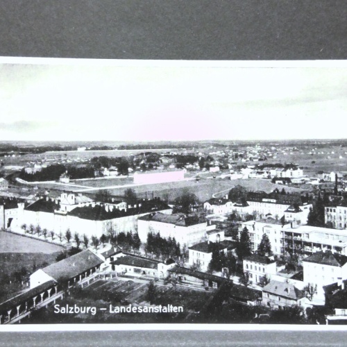 Salzburg Landesanstalten Luftbild St Johannsspital Frauenklinik JW 165743