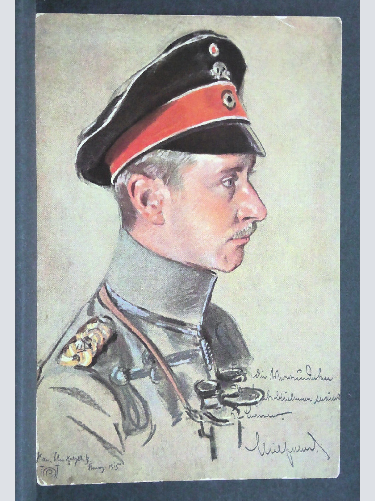 Ruprecht von Bayern Porträt Zeichnung JW 165453