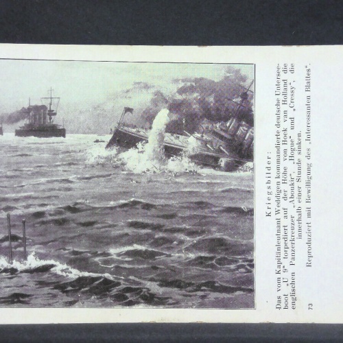 Kriegsbilder Seeschlacht Schiffe Österreichische Armee JW 165458