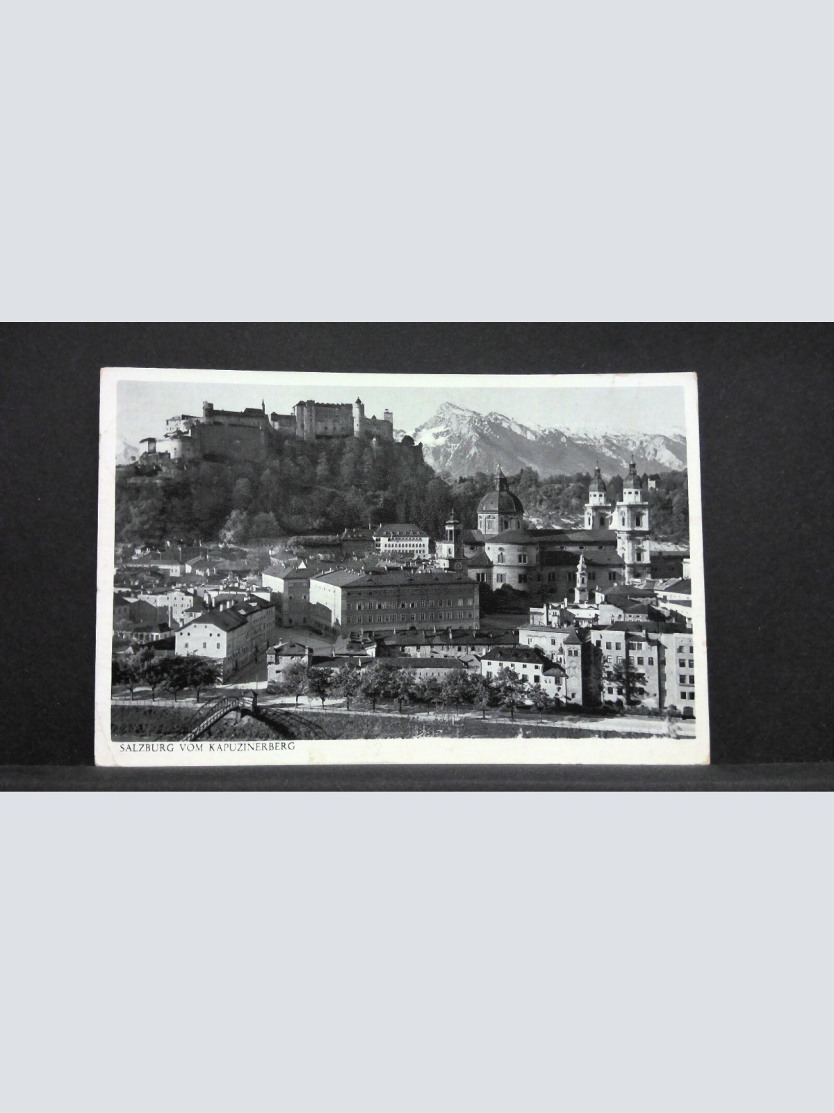 Salzburg bei Nacht Festung Berge JW 165585