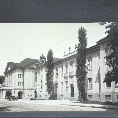 Schwarzstraße Salzburg Pferdefuhrwerk JW 8