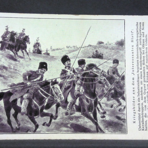 Kriegsbilder aus dem Interessanten Blatt Österreichische Armee JW 121