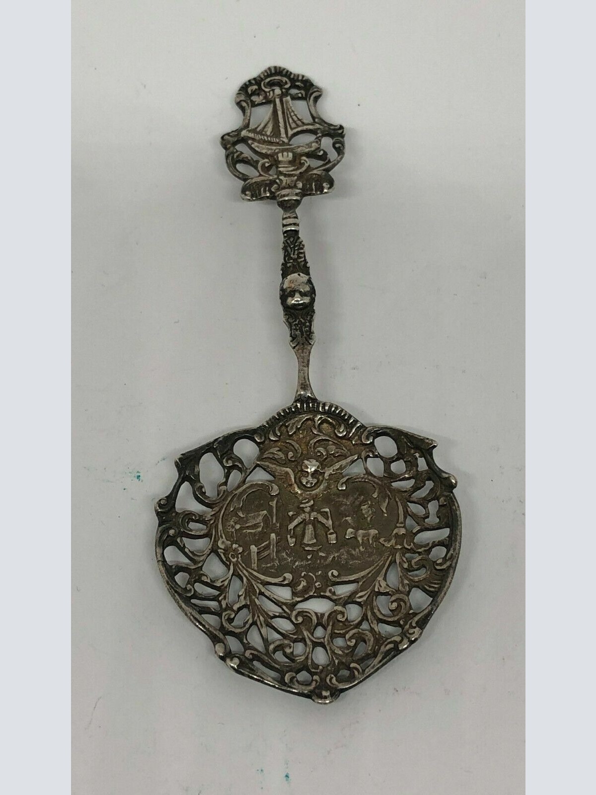 Pastetenheber um 1900 800 er Silber 26089