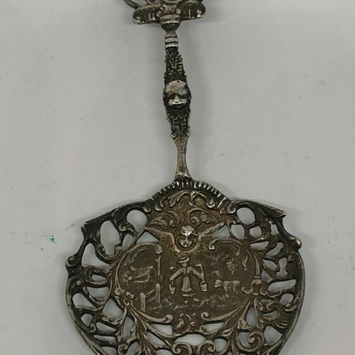 Pastetenheber um 1900 800 er Silber 26089