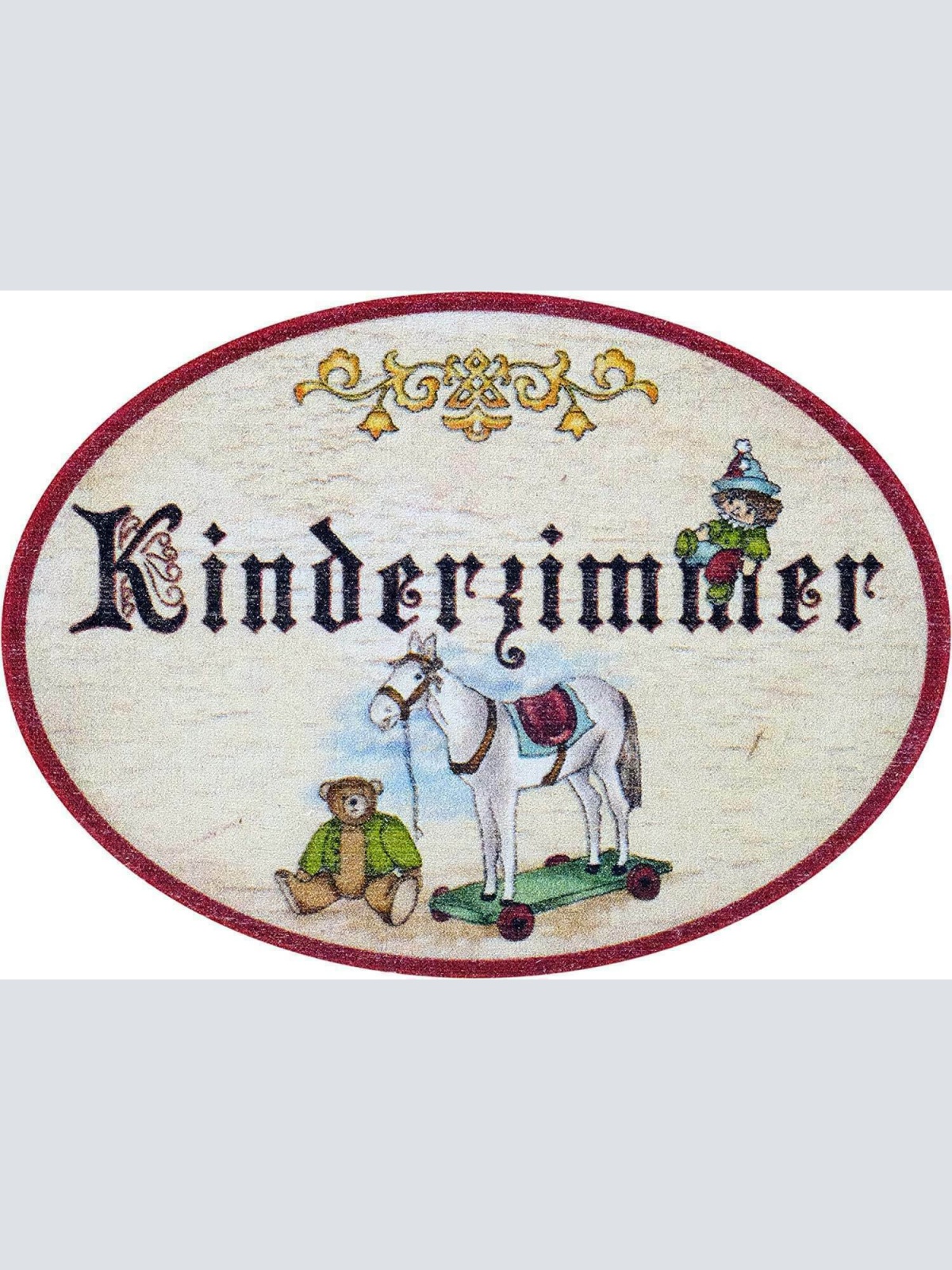 Nostalgie Nostalgie Retro Kinderzimmer Türschild antiker Stil Birkensperrholz...