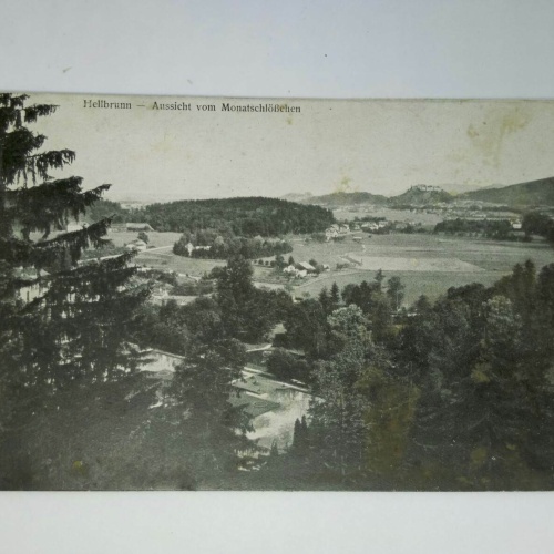 Hellbrunn Aussicht vom Monatschlösschen 80043