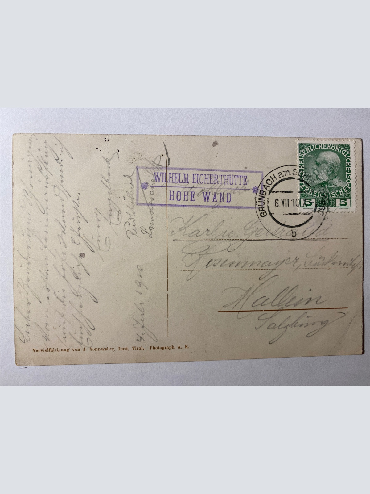 Ausblick v.d. Eicherthütte gegen Schneeberg 410051 AH