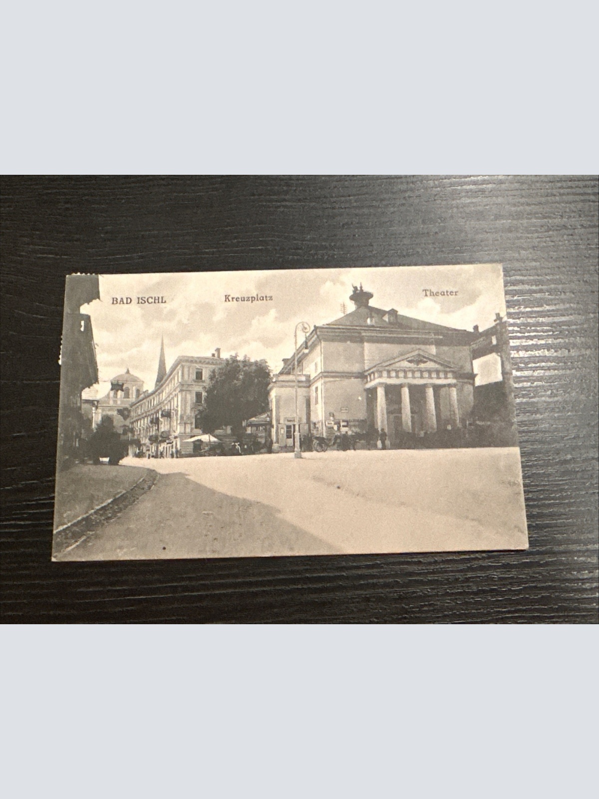 Ansichtskarte Bad Ischl Kreuzplatz Theater 6345891 J