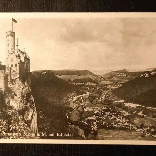 Schloss Lichtenstein Mit Echaztal 180255 H Gr