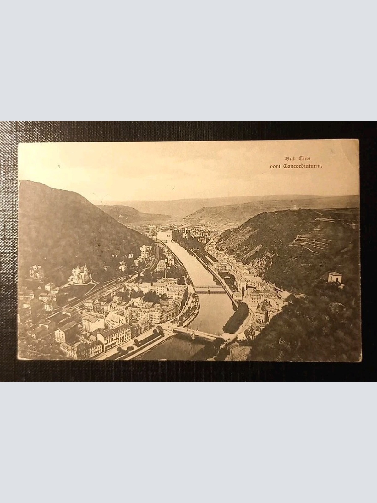 Bad Ems Vom Concordiaturm 180274 H Gr