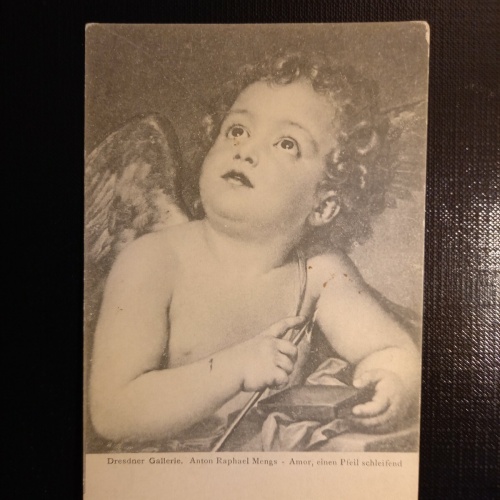 Engel, Amor, einen Pfeil schleifend 402808 gr C