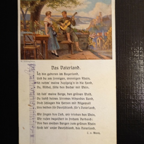 Das Vaterland, Mann spielt Gitarre 402810 gr C