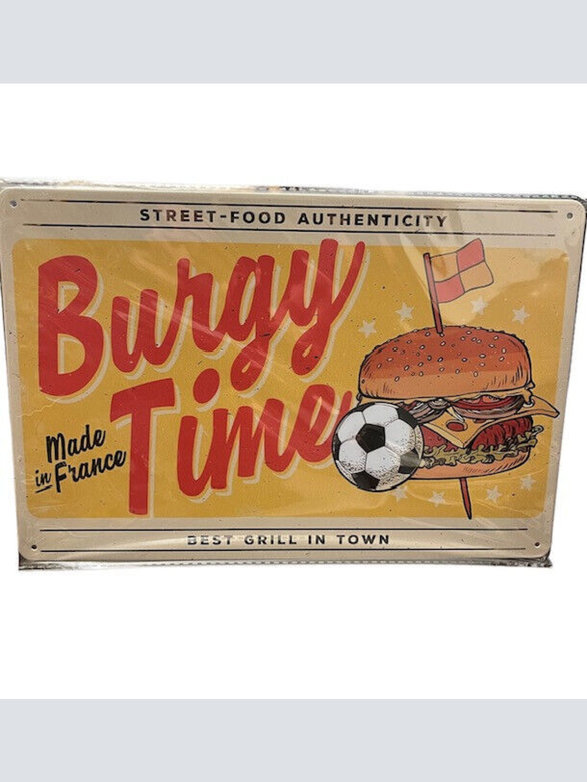 Nostalgie Vintage Retro Blechschild "Burgy Time"   30x20    000AA