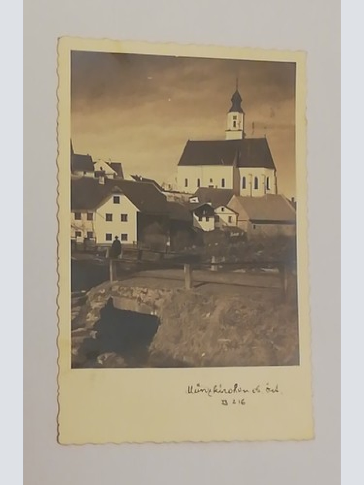 Oberösterreich Münzkirchen Kirche Dorf Kanal 600681A tl