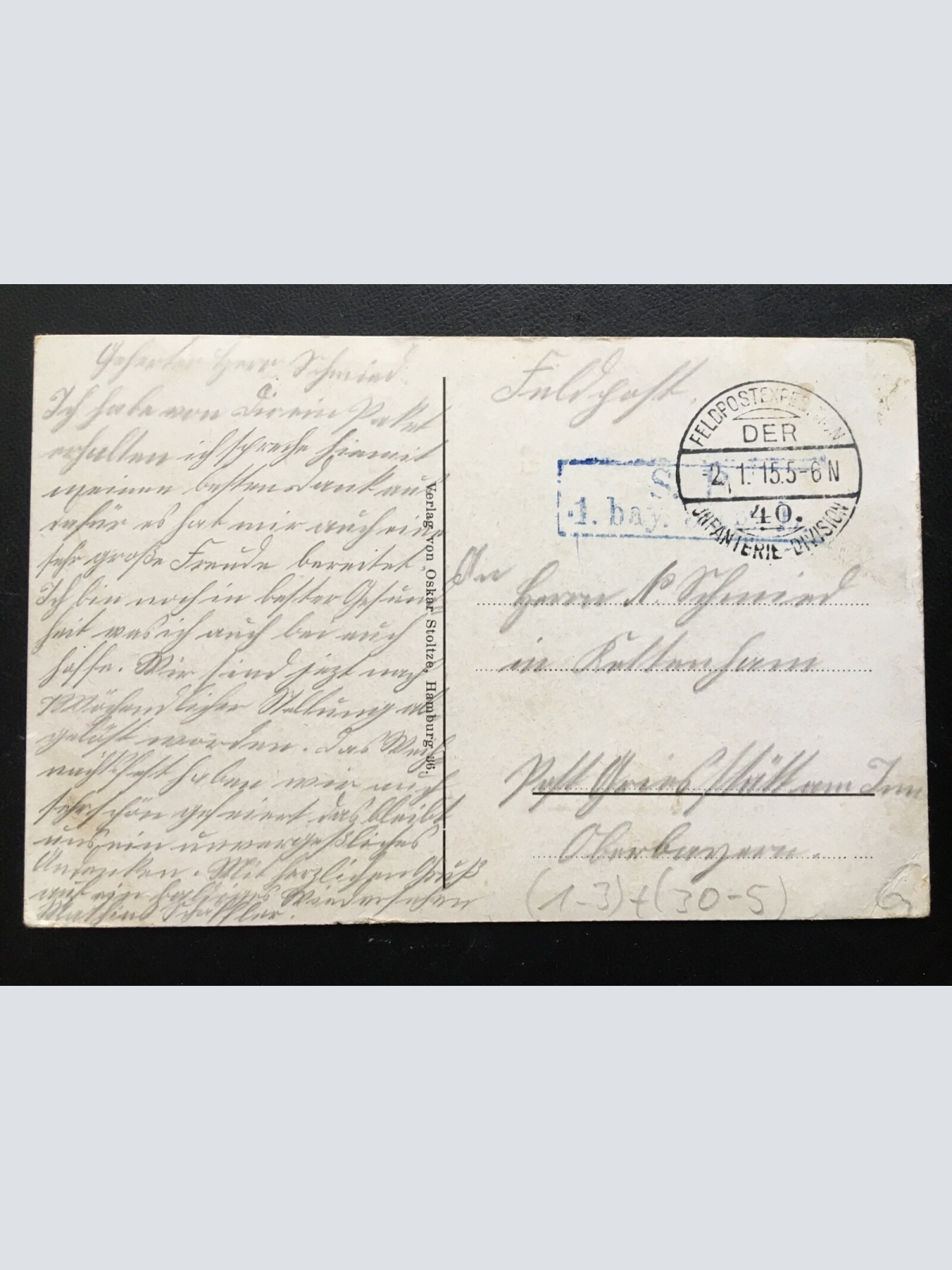 Armeebefehl d Kronprinzen Ruprecht v Bayern Soldaten Militär Krieg 400601 TH SH1