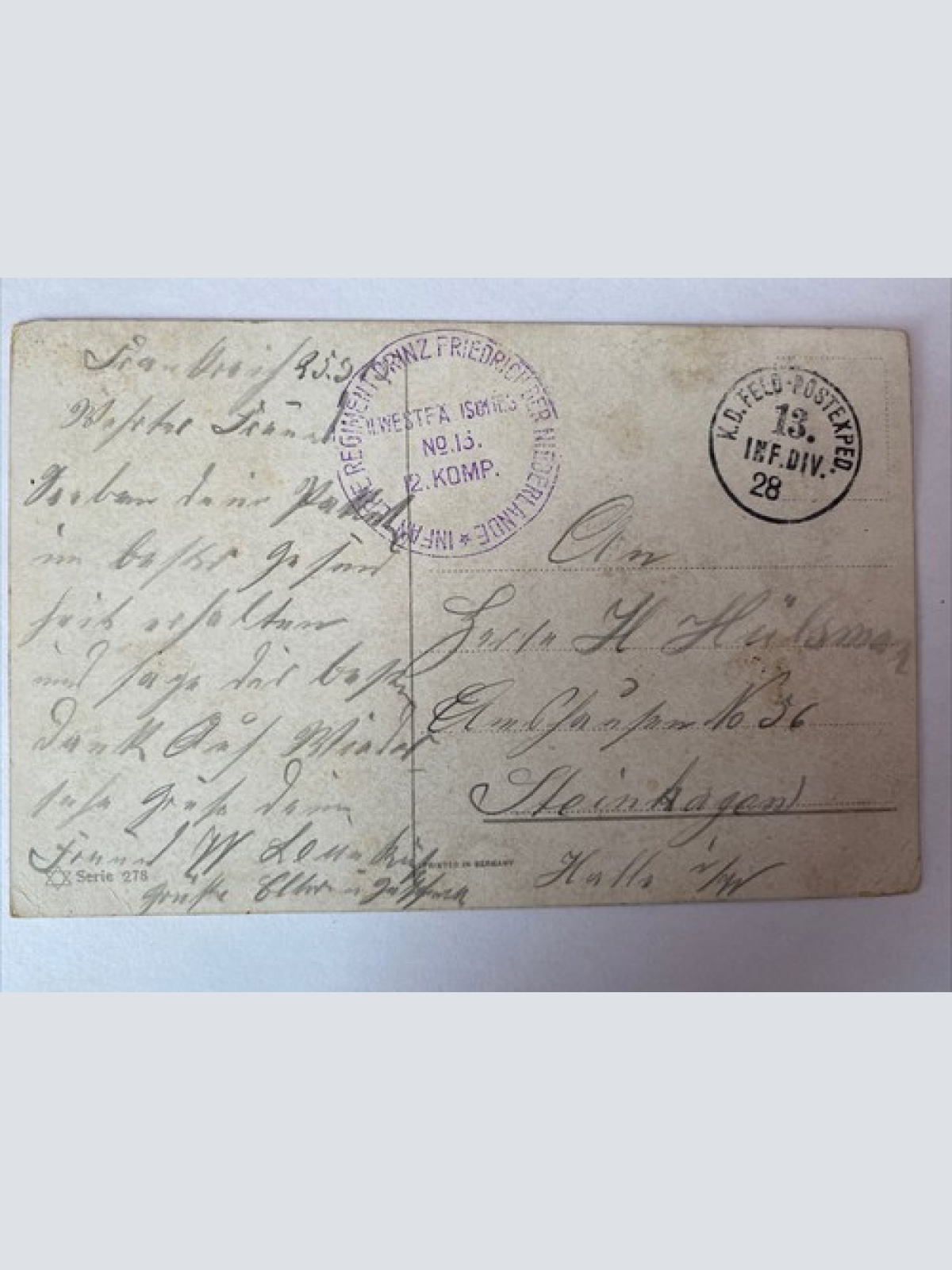 Landschaftsbild mit Bauern, Gänse, Landleben 410026 AH