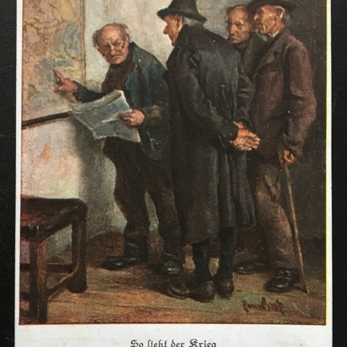 So steht der Krieg - Männer mit Landkarte - Soldaten Militär Krieg 400648 TH