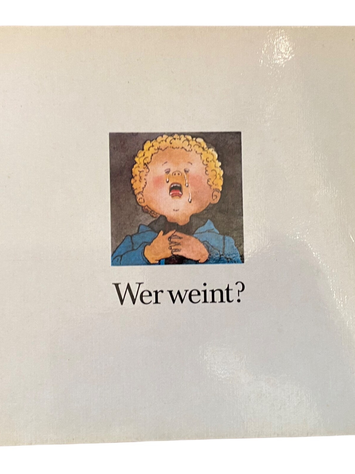 588 Christian Bruel WER WEINT? SEHR GUTER ZUSTAND! VORLESEBUCH