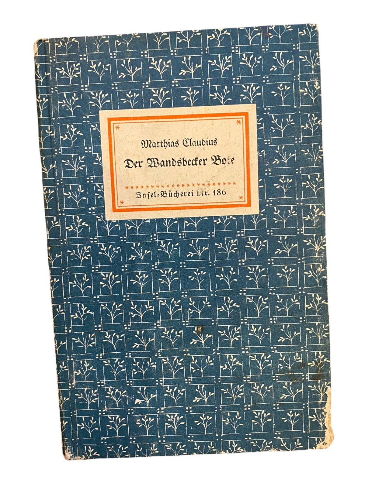 1194 Matthias Claudius DER WANDSBECKER BOTE Gedichte HC