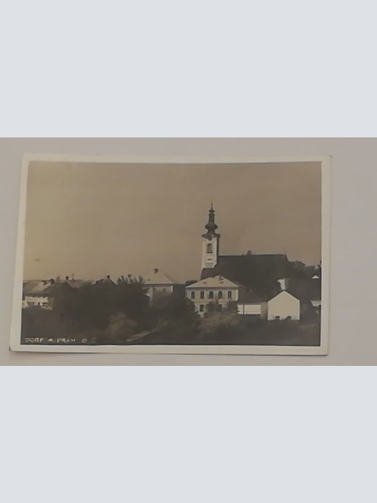 Oberösterreich Innviertel Dorf Pram Kirche Himmel Antenne 600695A B