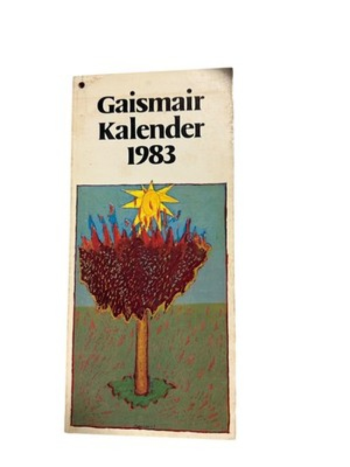 GAISMAIR-KALENDER 1983-1986 Jahresübersicht, Notizkalender +Abb 4 Bde
