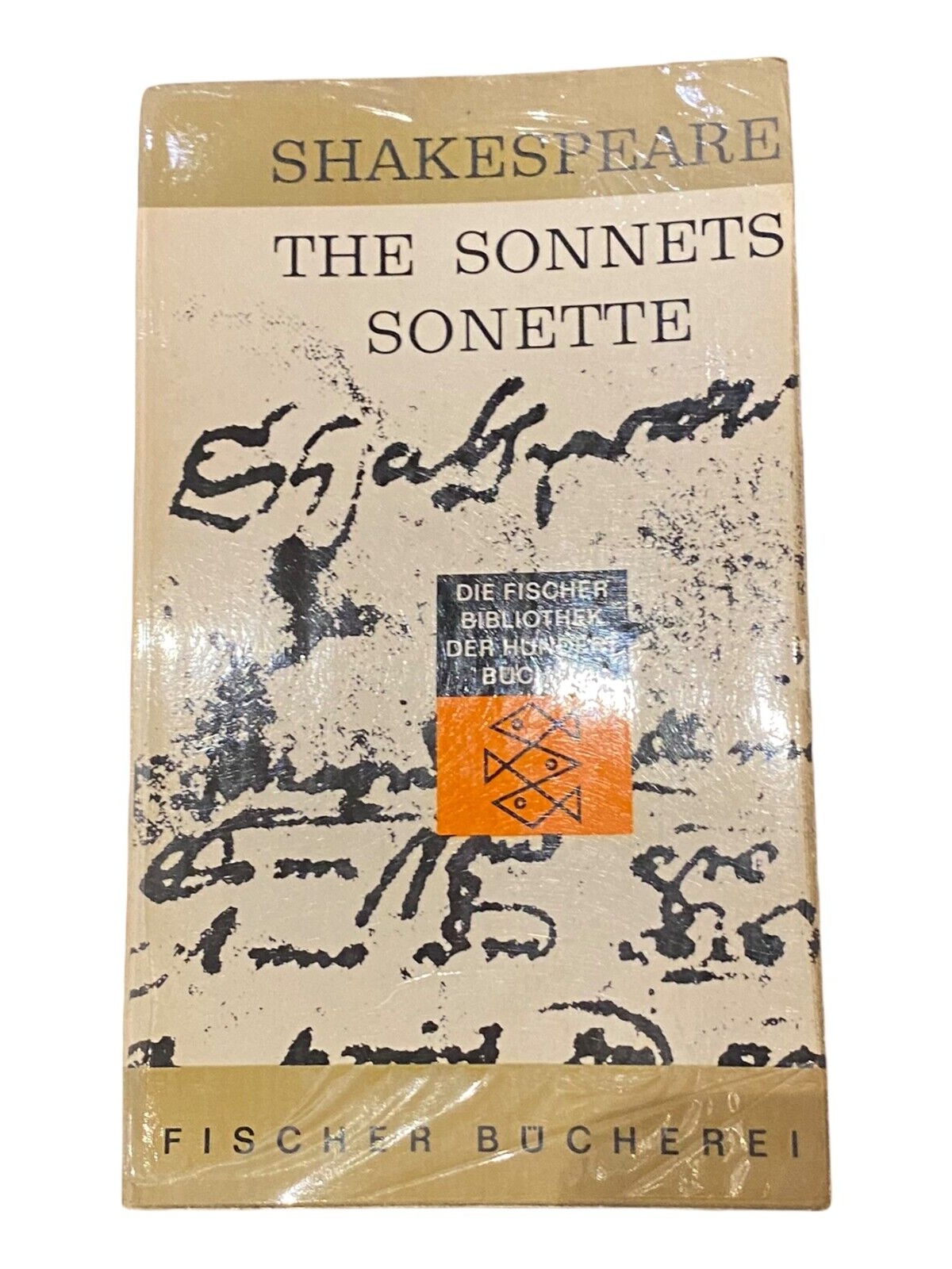 1407 Killy Prof. Walther SHAKESPEARE: THE SONNETS SONETTE