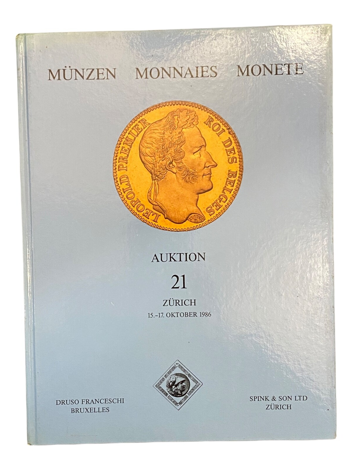 1439 Spink & Son Zürich MÜNZEN MONNAIES MONETE - AUKTION 21 HC