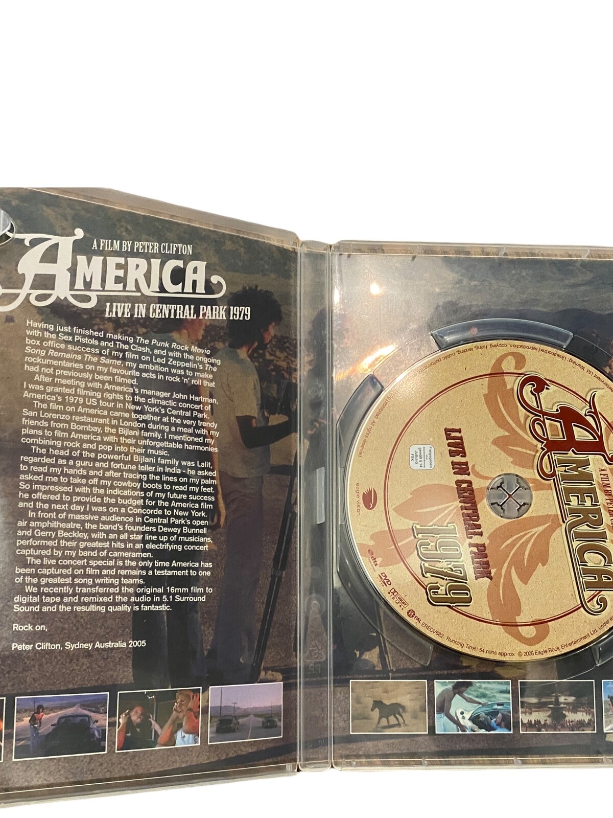 1531 Eagle Rock Entertainment Ltd. AMERICA - A FILM BY PETER CLIFTON - LIVE